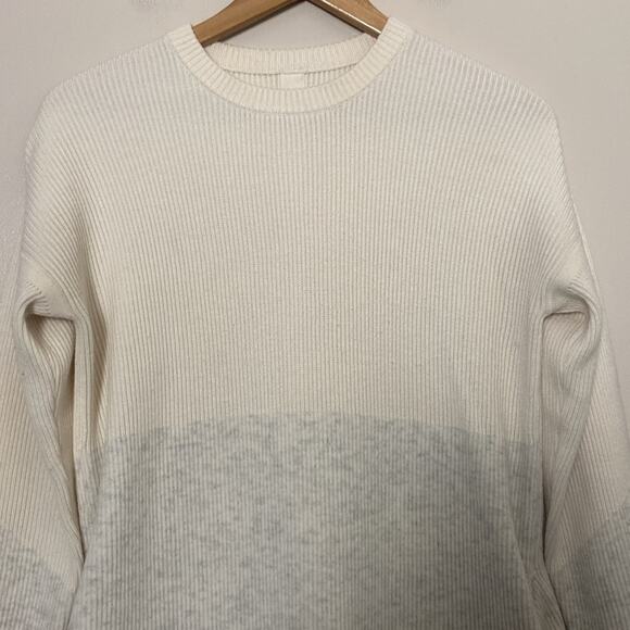 Lululemon Restful Intention Sweater Heathered Light Ivory Wool Cashmere - Picture 8 of 16